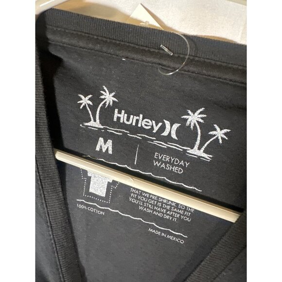 Hurley Mens Good Tombs T-Shirt, Black, Size M, NWT - Picture 2 of 4